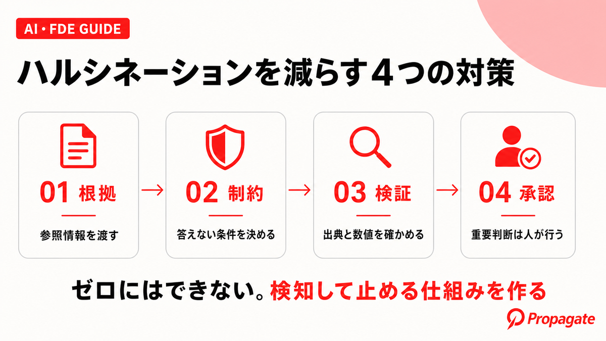 ハルシネーションとはの要点を整理した図解