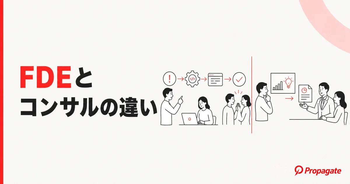 FDEとコンサルの違いを徹底解説｜成果物と費用で選ぶ判断のコツのアイキャッチ画像