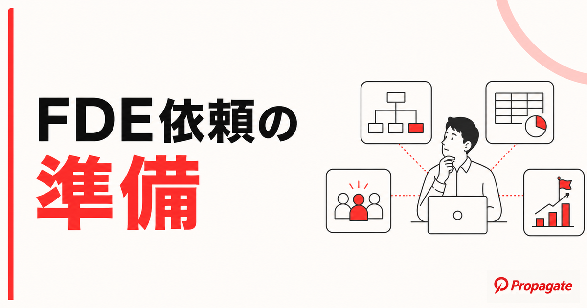 FDE依頼の準備とは