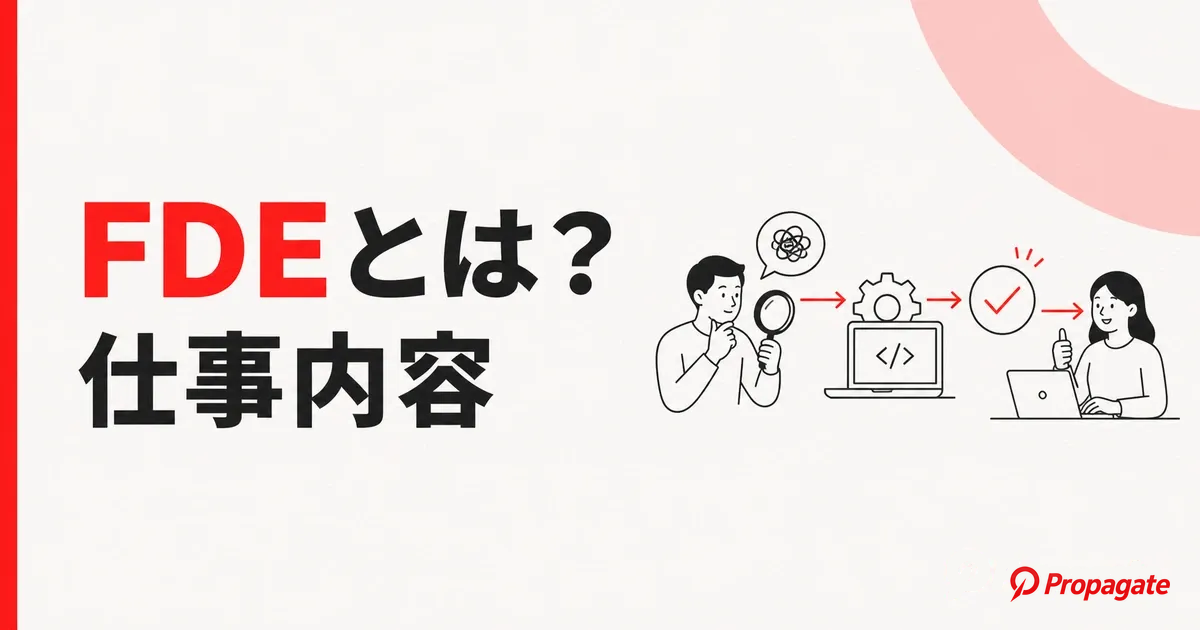 FDEとは？仕事内容とAI時代に求められる理由を徹底解説のアイキャッチ画像