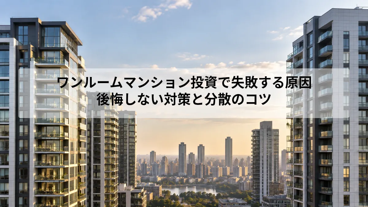 ワンルームマンション投資 失敗