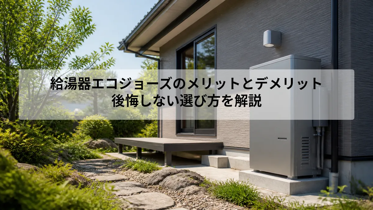 給湯器 エコジョーズ メリット デメリット