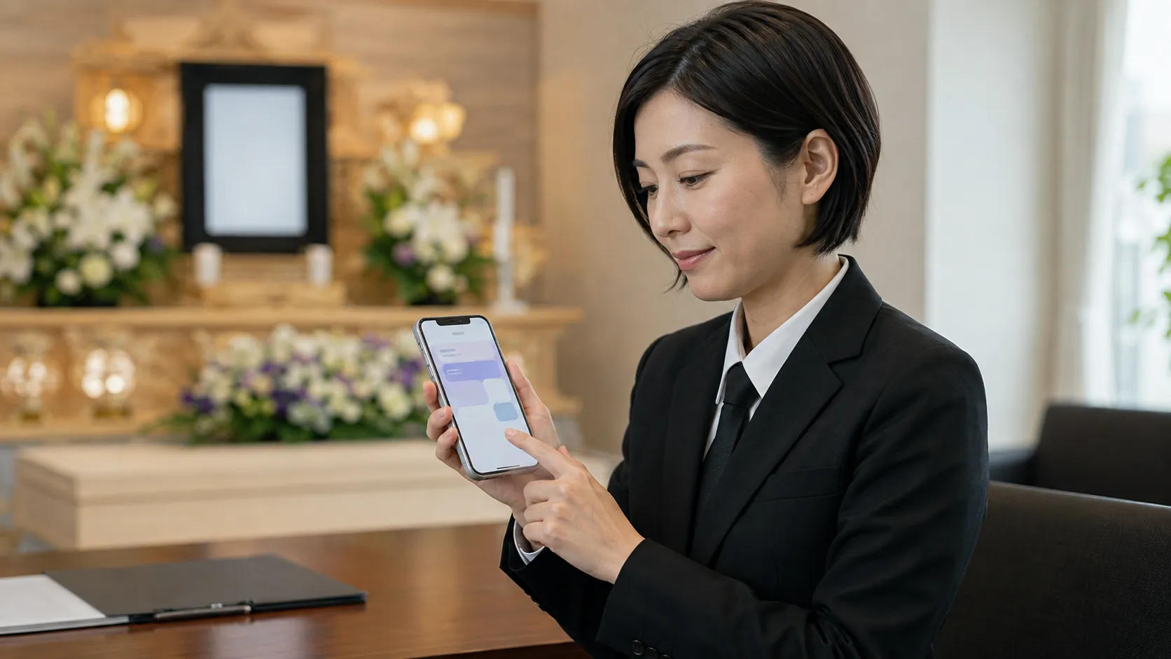葬儀社 AI