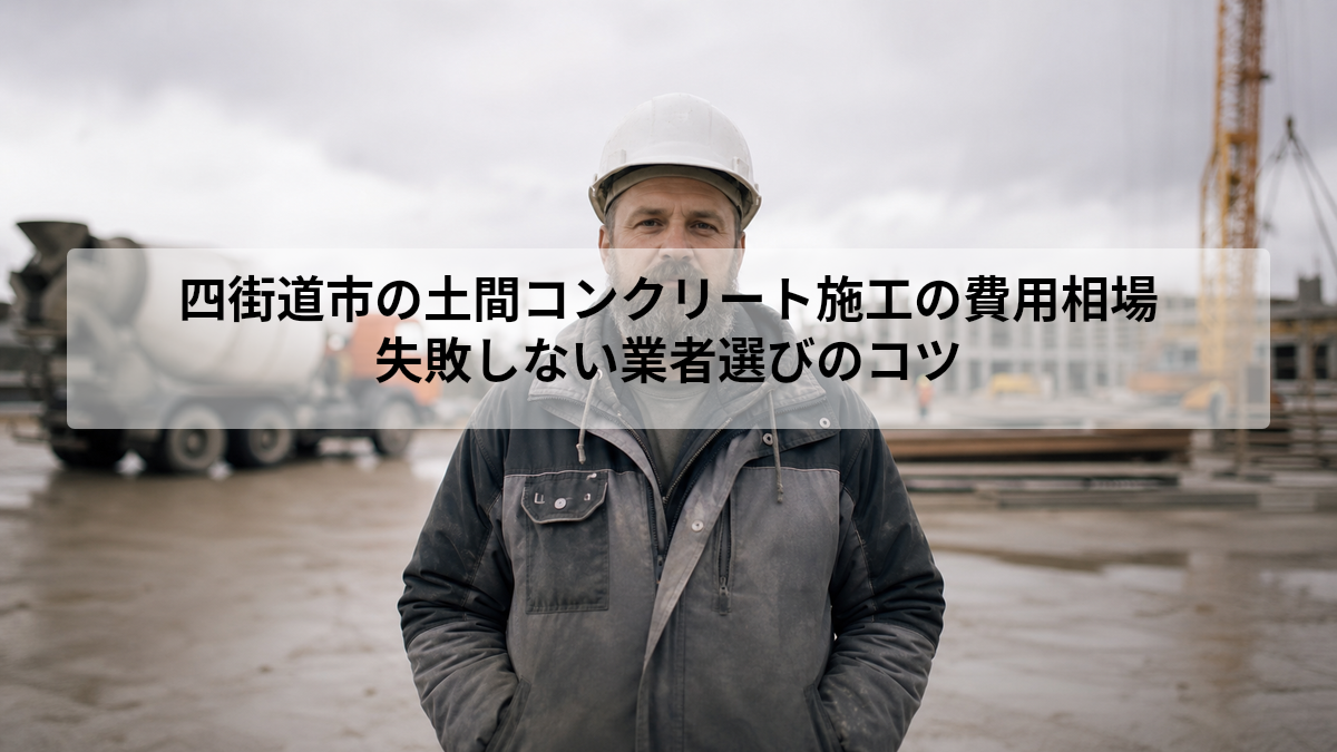 四街道市 土間コンクリート 施工