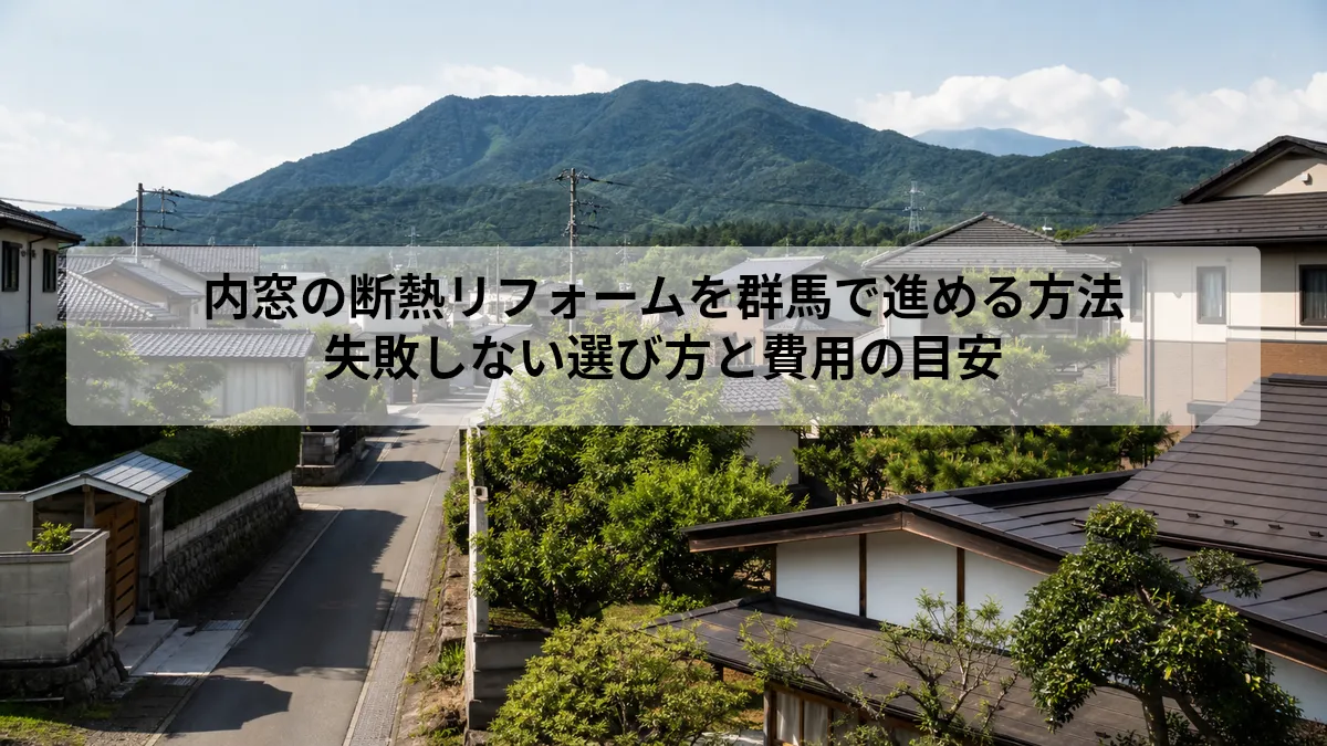 内窓 断熱 群馬
