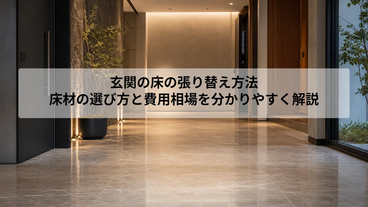 玄関 床 張り替え