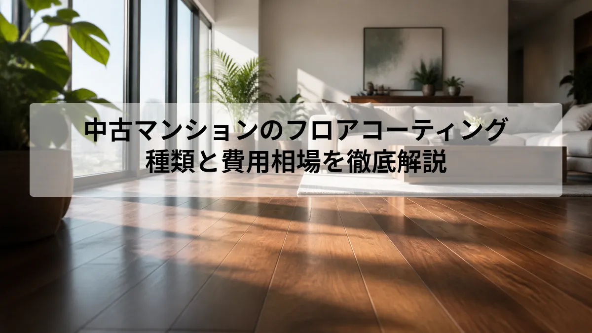 中古マンション フロアコーティング