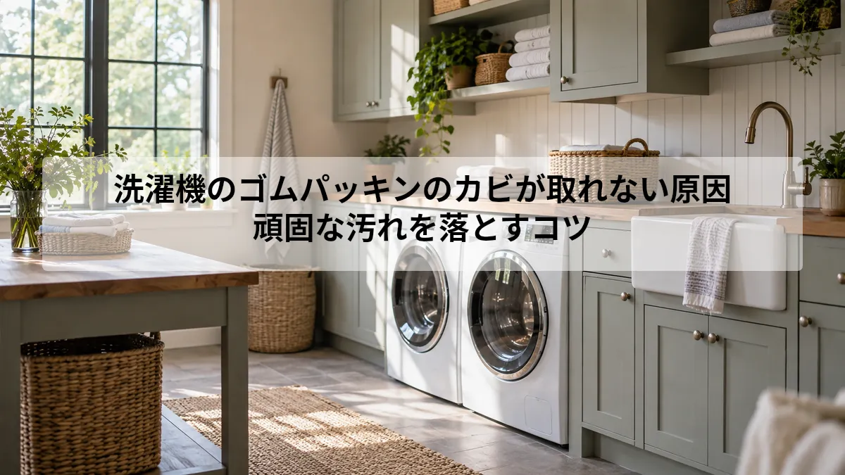 洗濯機 ゴムパッキン カビ 取れない