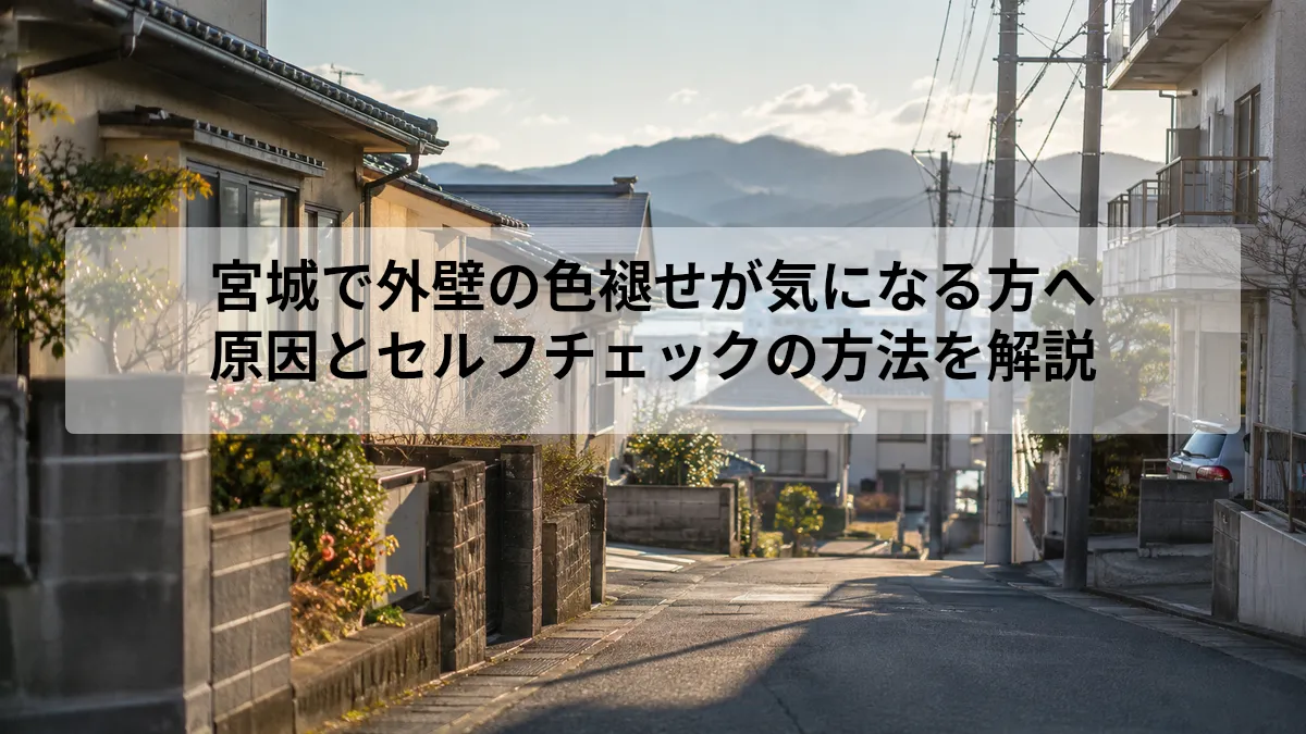 宮城 外壁 色褪せ