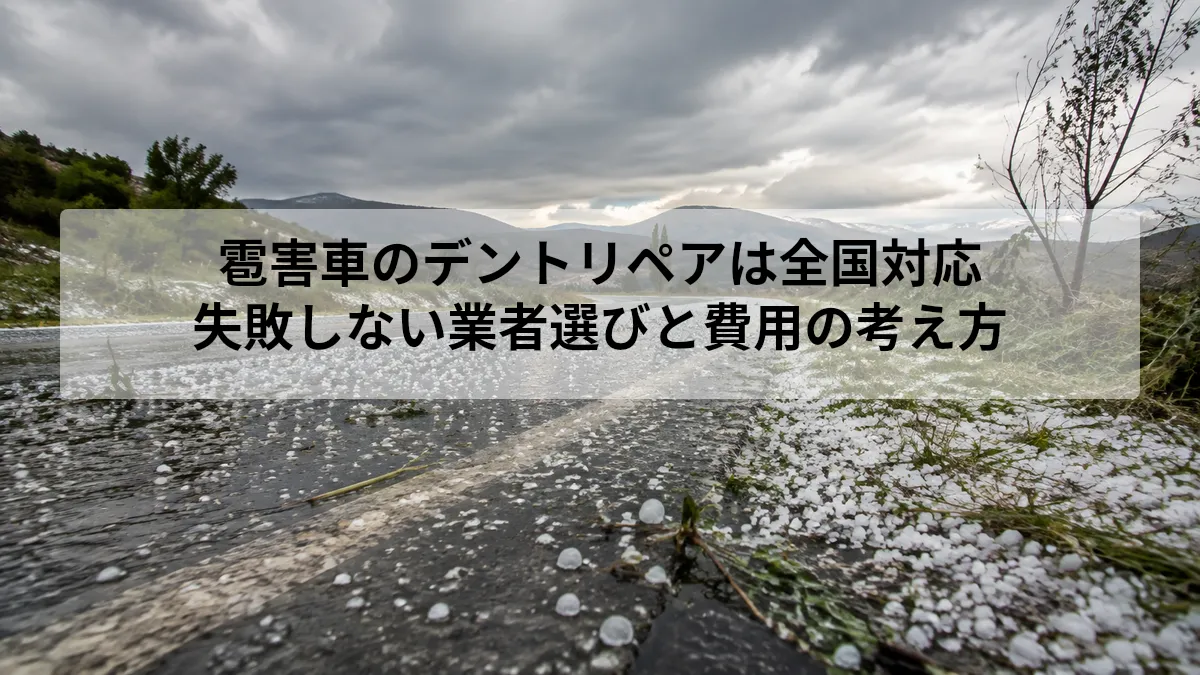 雹害車 デントリペア 全国