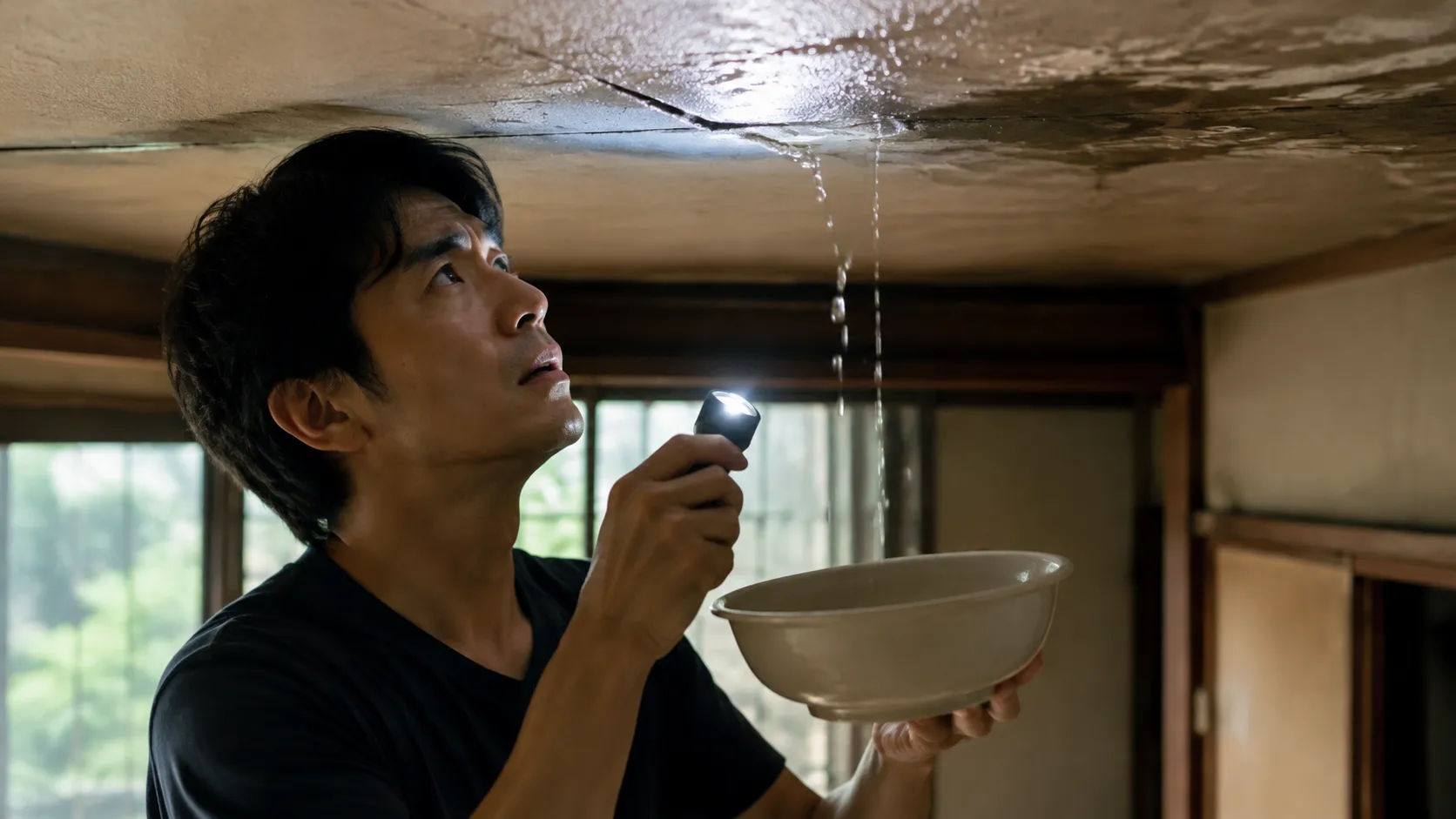 大分 雨漏り 応急処置