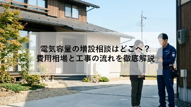 電気容量の増設相談はどこへ?|費用相場と工事の流れを徹底解説