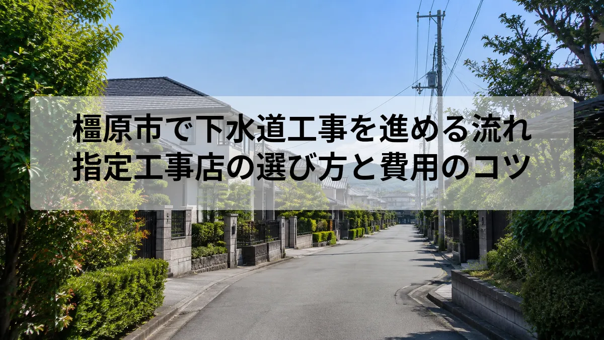 橿原市 下水道 工事
