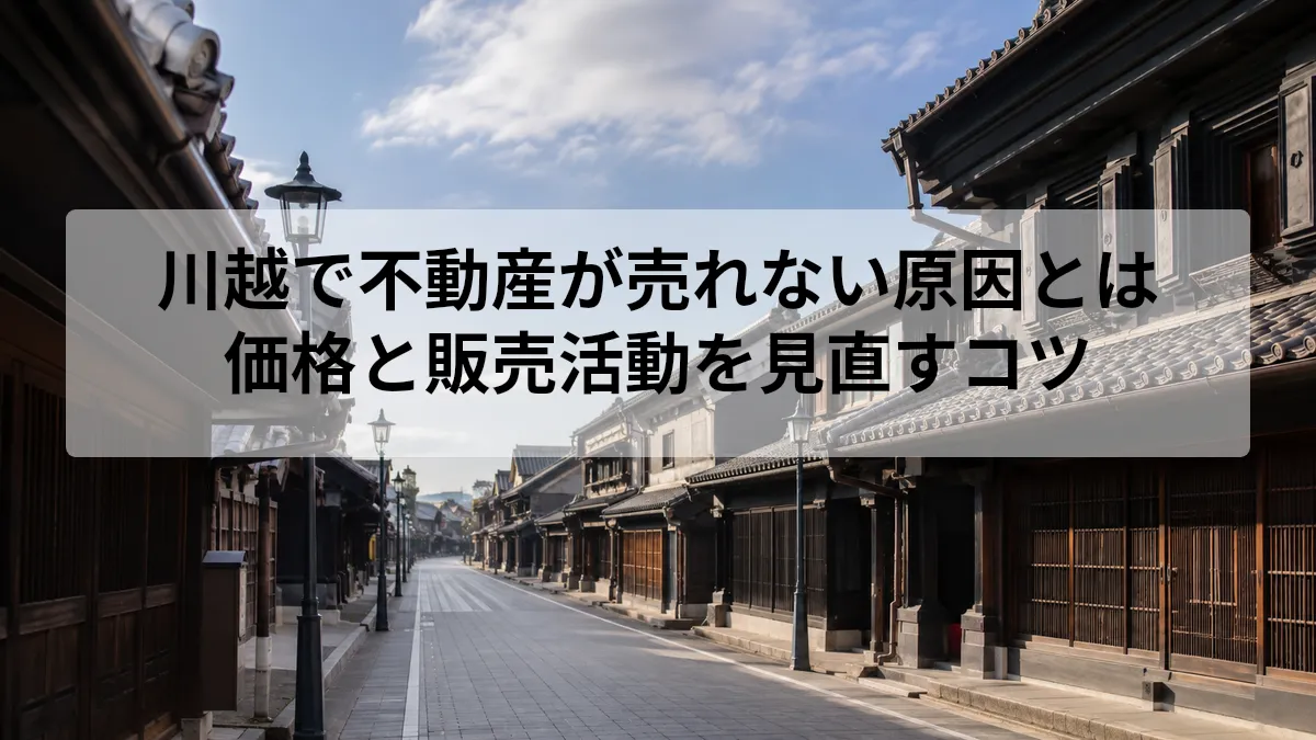 川越 不動産 売れない