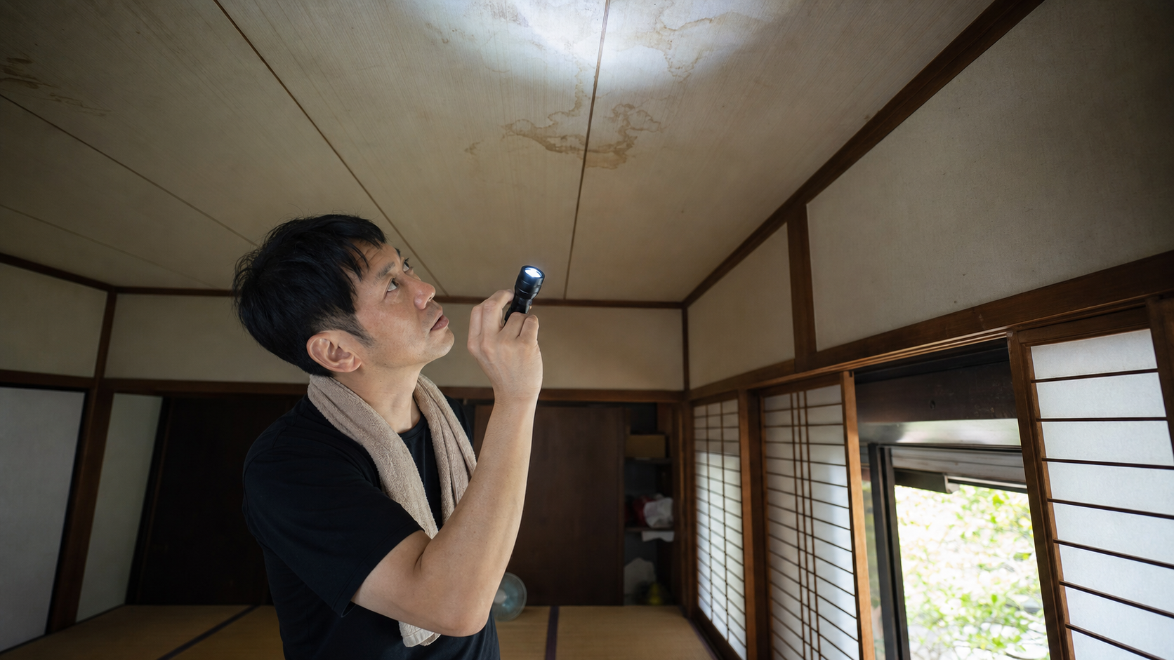 大分 天井 シミ 原因