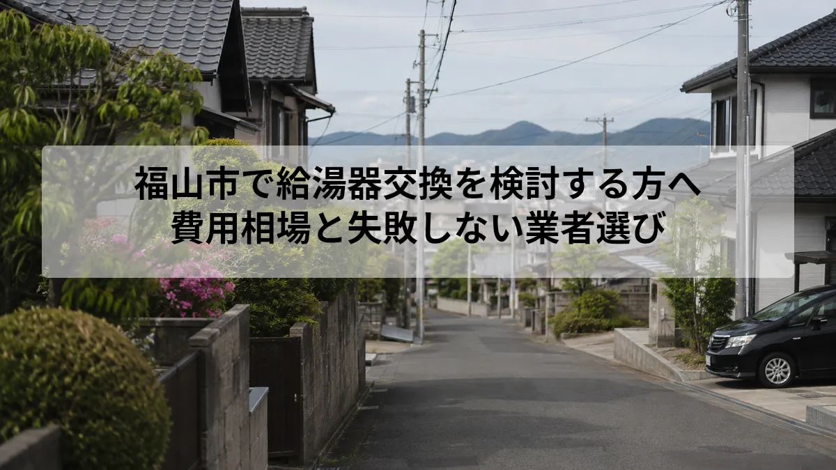給湯器 交換 福山市