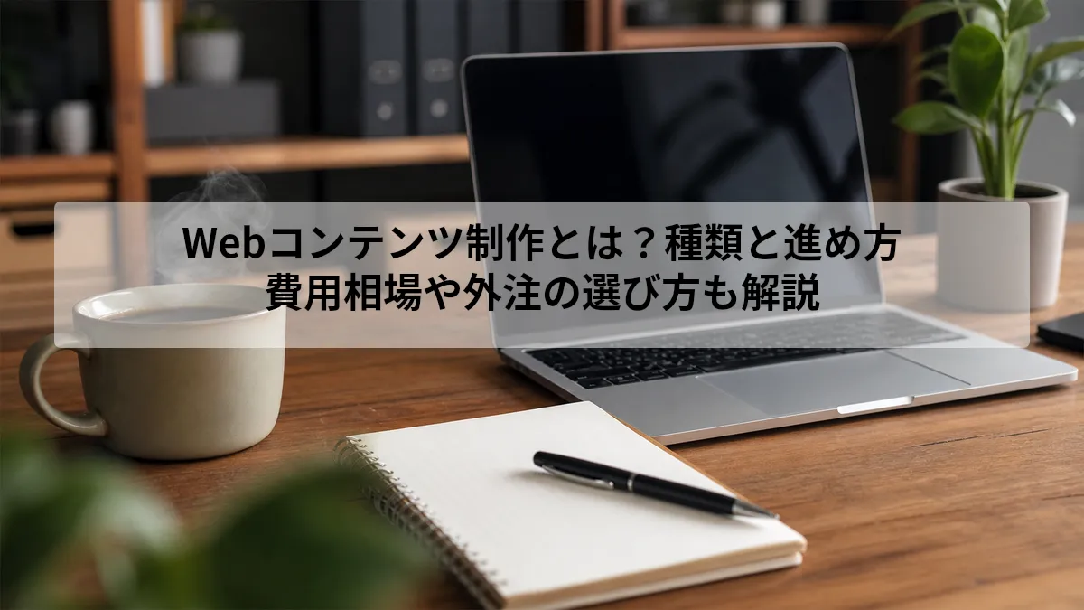 Webコンテンツ制作の種類・進め方・費用