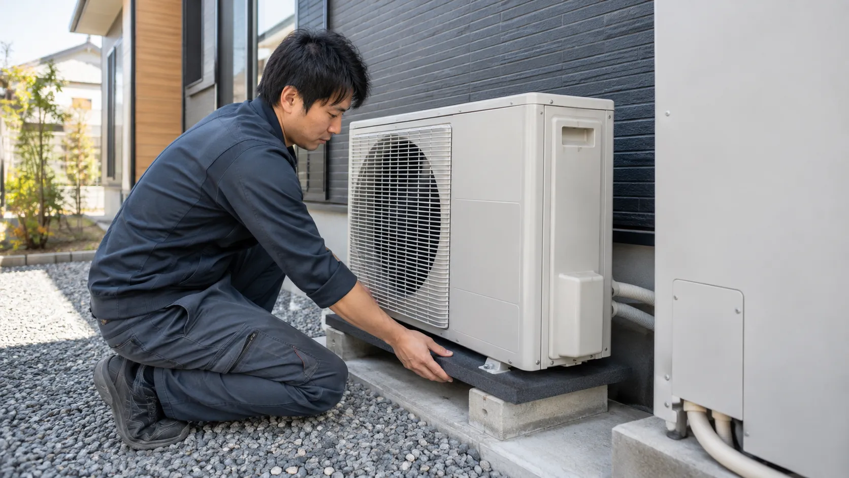 エコキュート 室外機 騒音 対策
