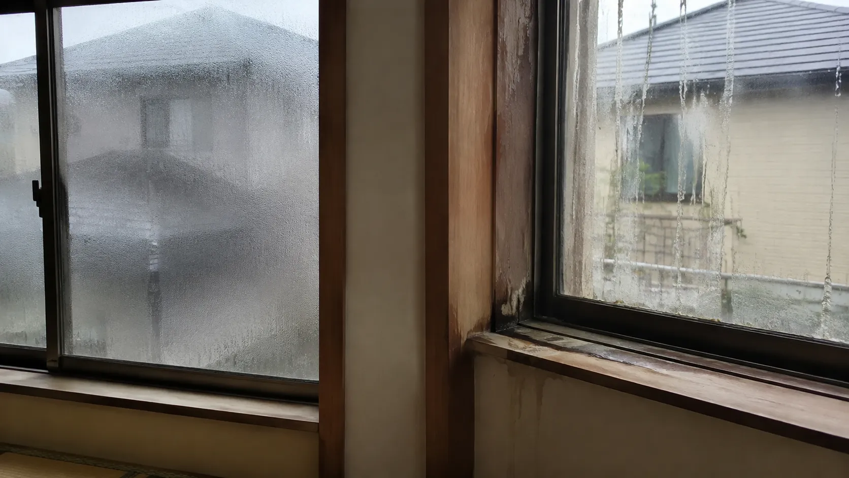 サッシ 窓枠 雨漏り 大分