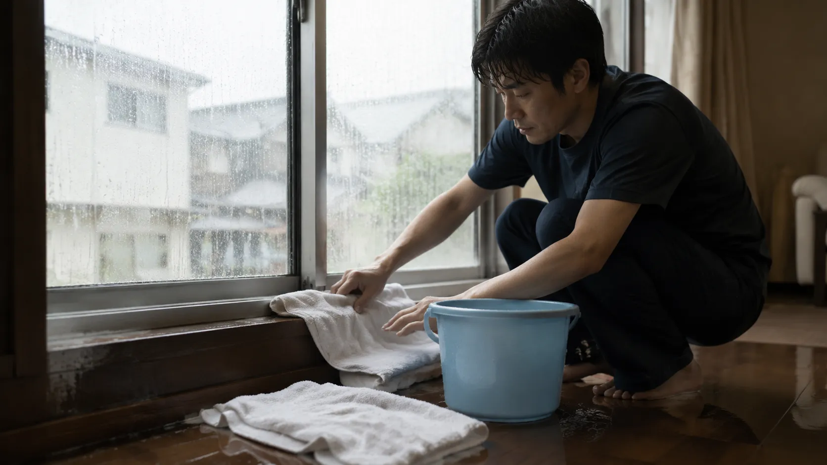 サッシ 窓枠 雨漏り 大分