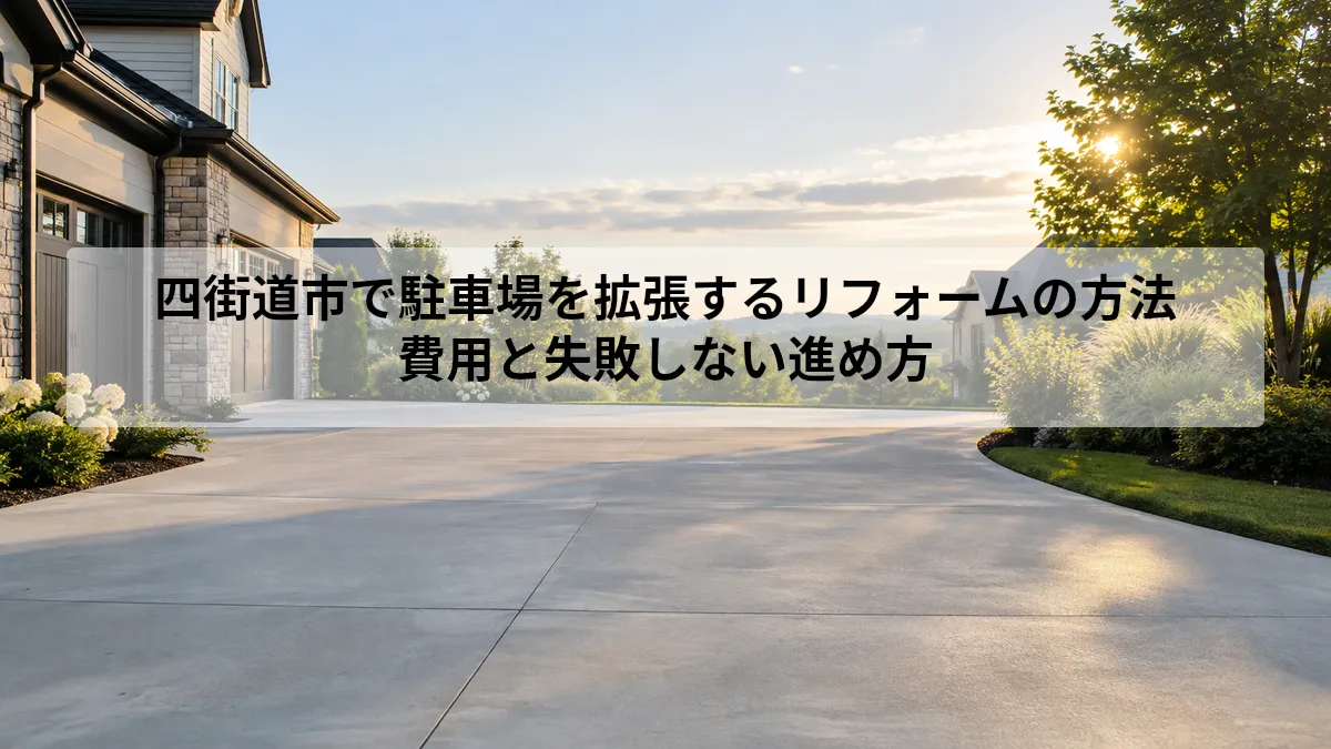 四街道市 駐車場 拡張 リフォーム