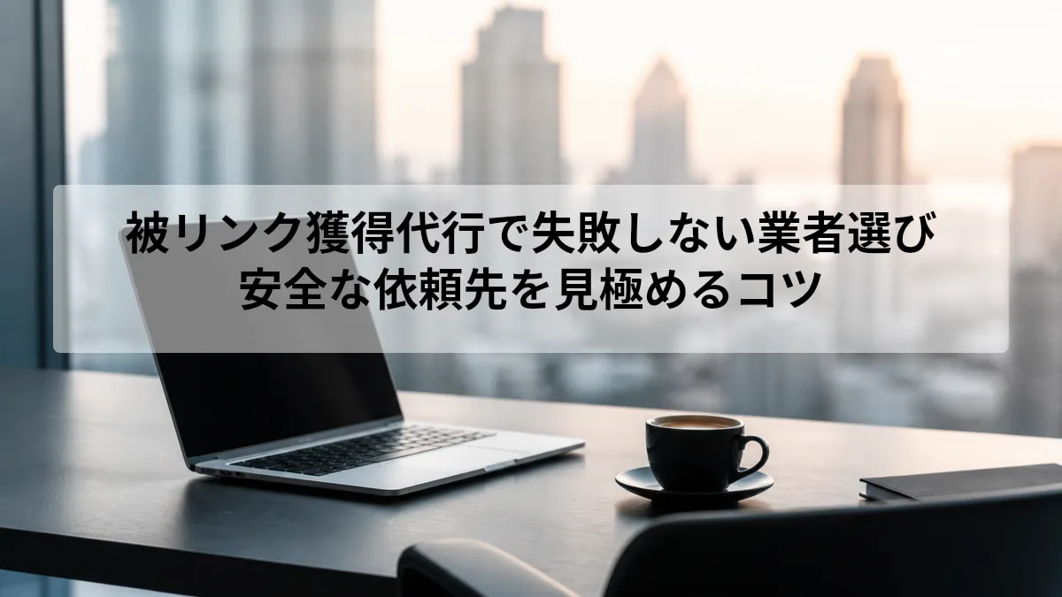 被リンク獲得 代行 業者
