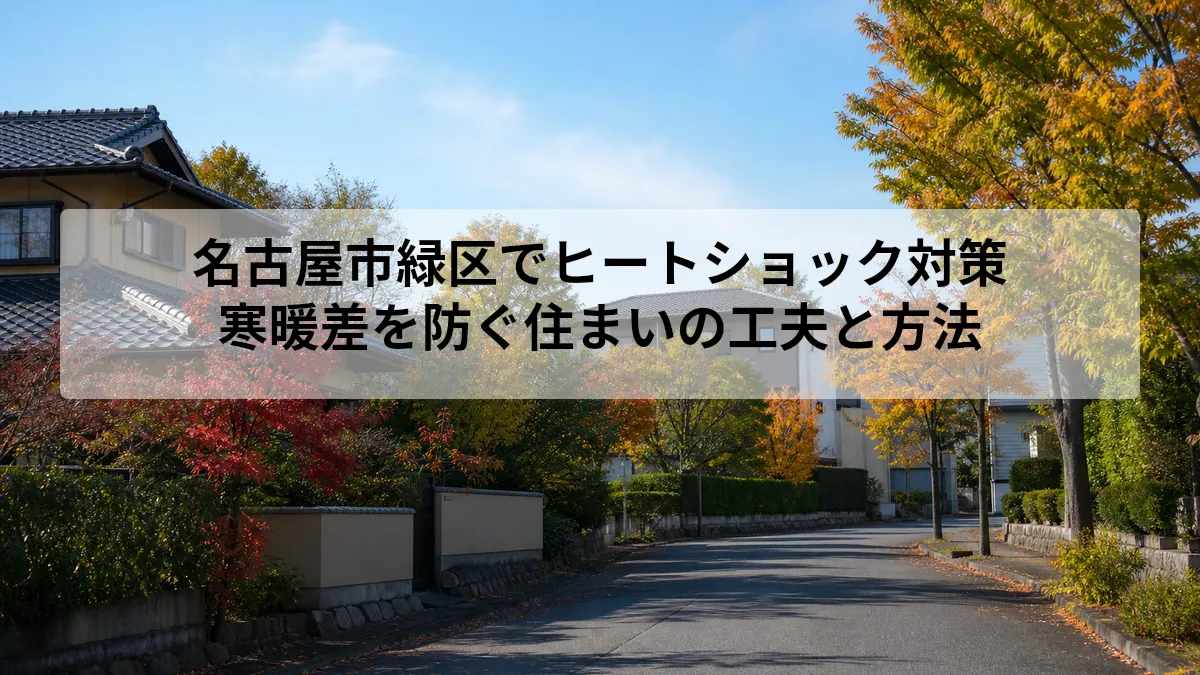 名古屋市緑区でヒートショック対策｜寒暖差を防ぐ住まいの工夫と方法