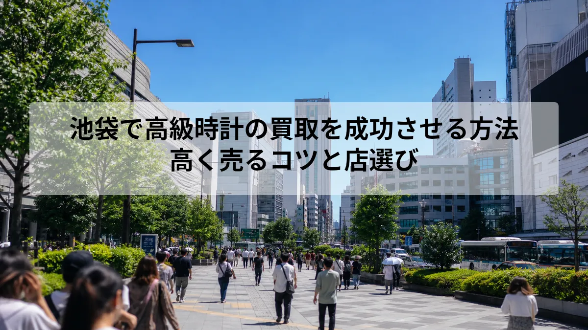 池袋 高級時計 買取