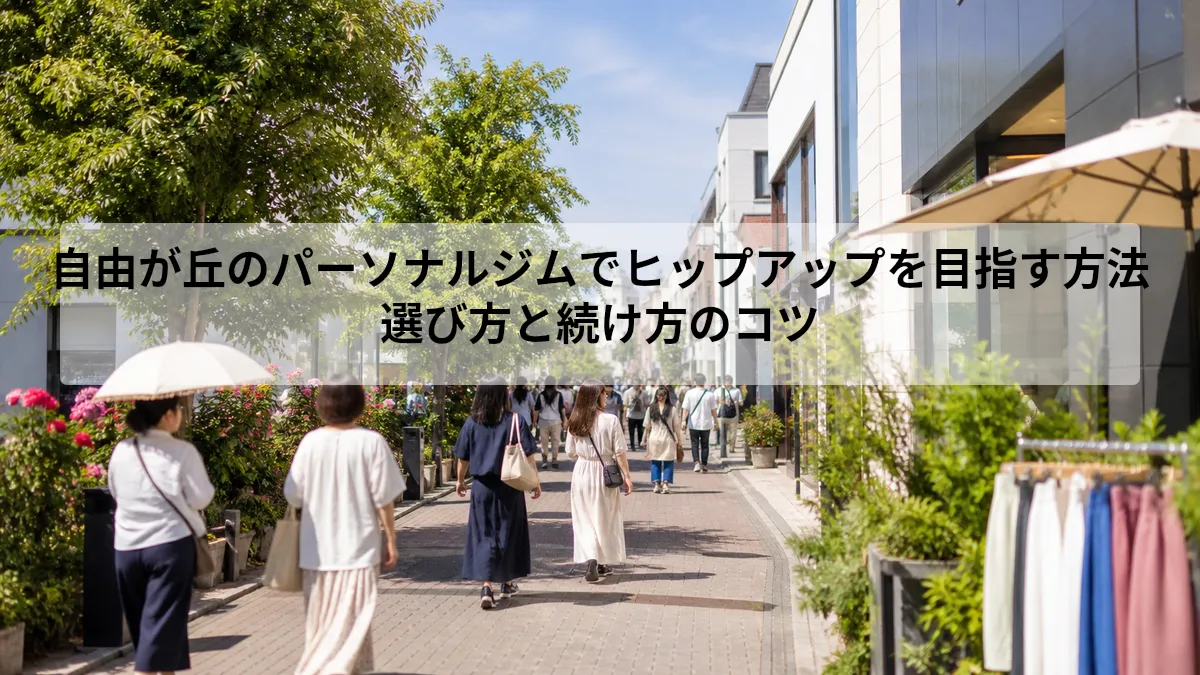 自由が丘 パーソナルジム ヒップアップ