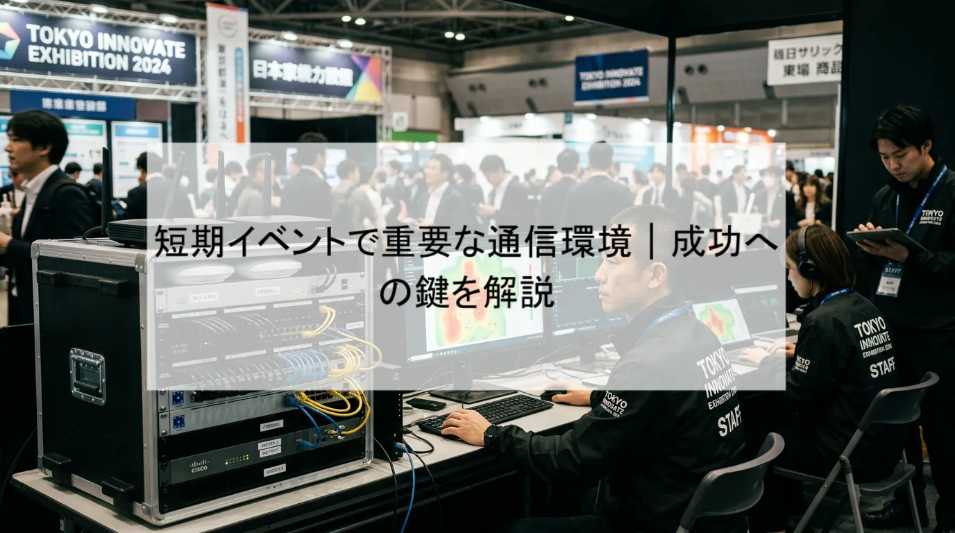 短期イベントで重要な通信環境｜成功への鍵を解説