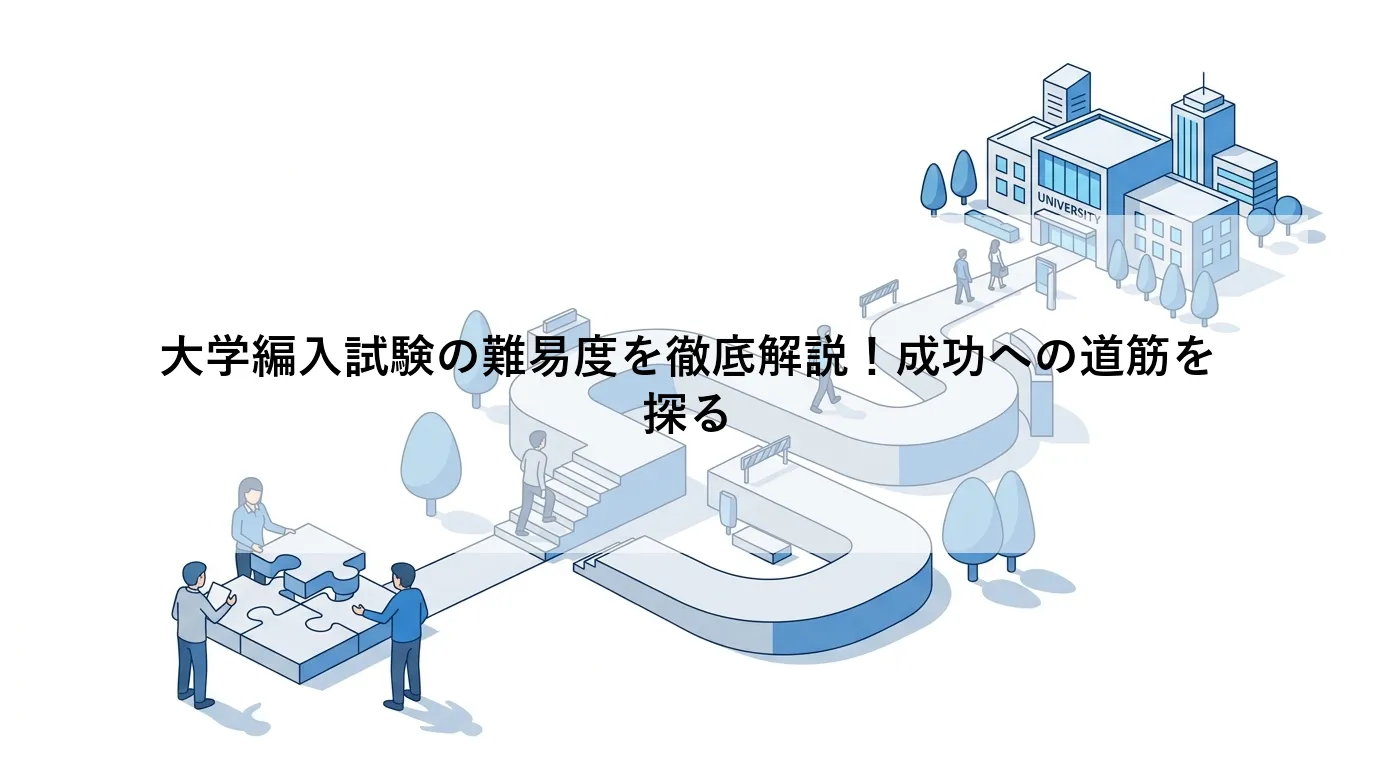 大学編入試験の難易度を徹底解説！成功への道筋を探る
