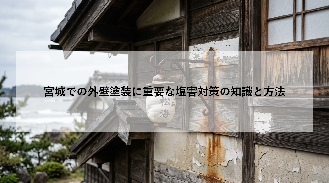 宮城での外壁塗装に重要な塩害対策の知識と方法